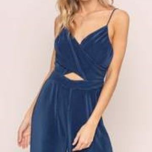 Astr Pleated Cutout Jumpsuit